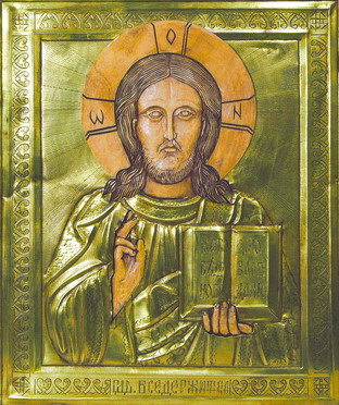 Спаситель в антикварном окладе