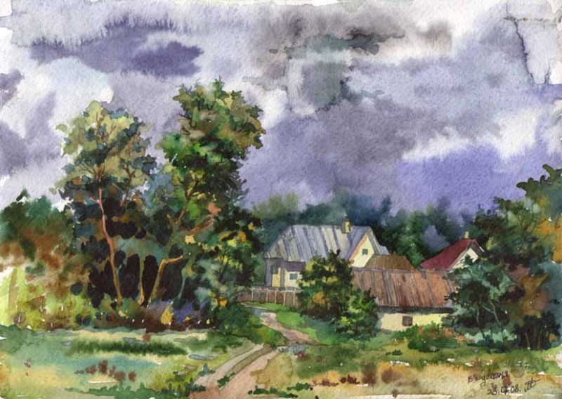 Позле грозы..