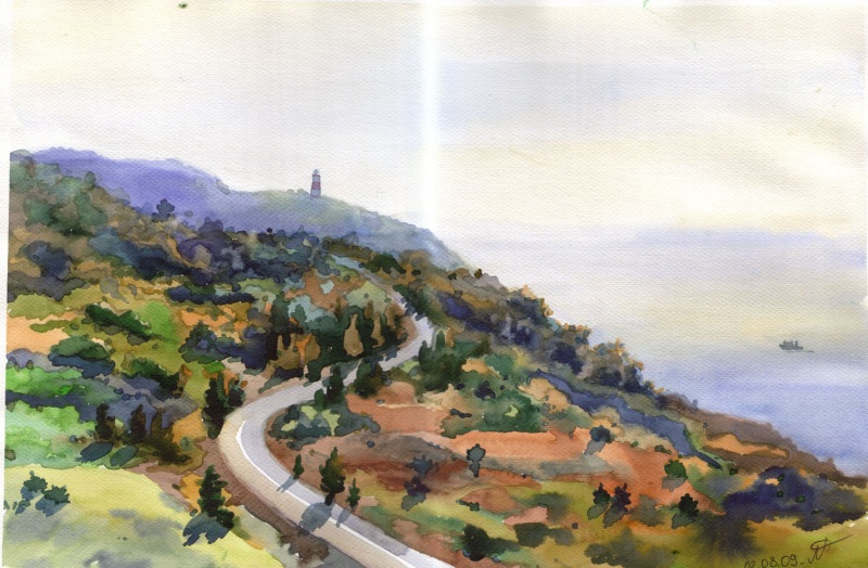 Утро возле Рыбачьего  (Крым)