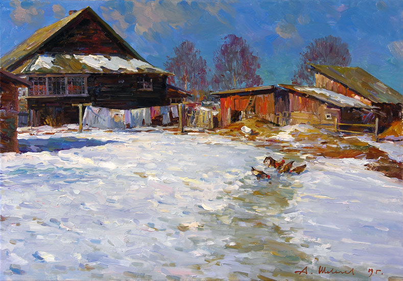 Тающий снег