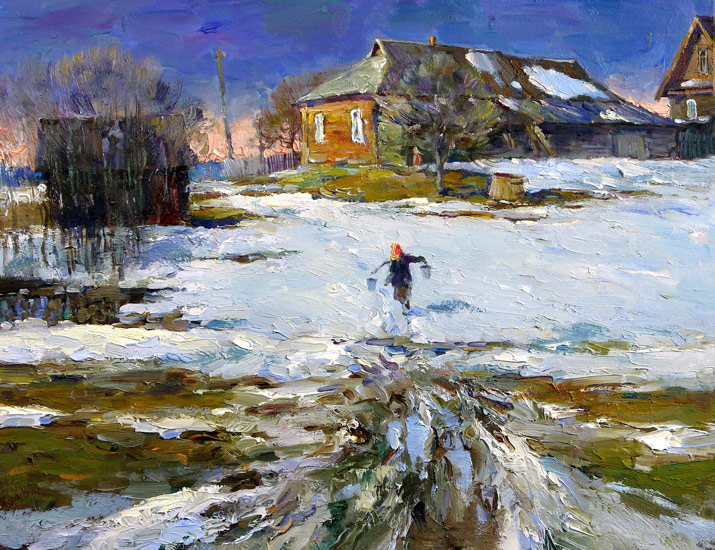 Тающий снег в Колоколуше