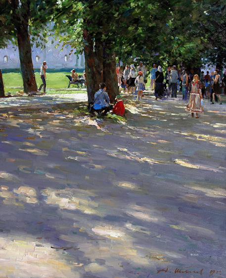 Аллея в Новом Иерусалиме