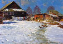 Тающий снег