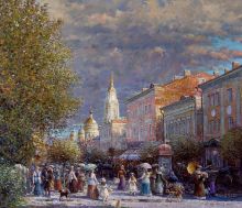 Набережная в Рыбинске