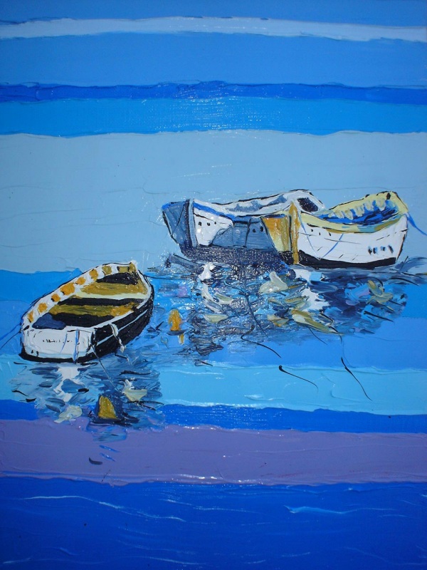 Лодки в бухте.