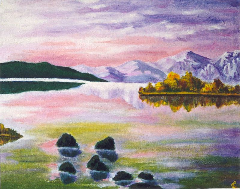 Симфония севера в лиловых тонах