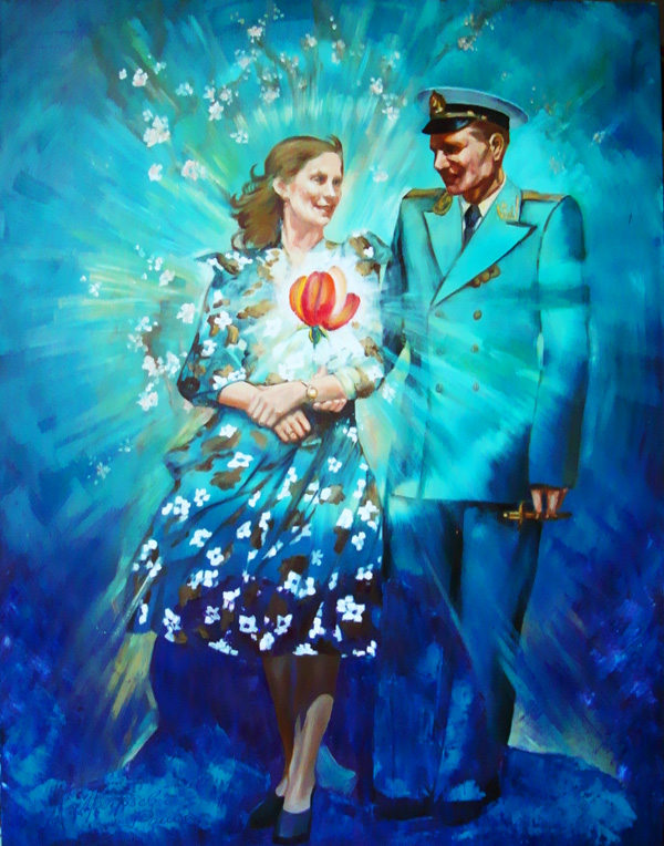  Арефьевы, 1949 год. Победа-Весна-Любовь.