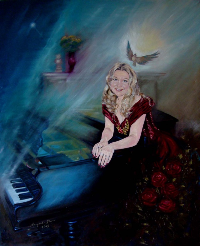 Портрет Оперной Дивы - Ирины Велички.