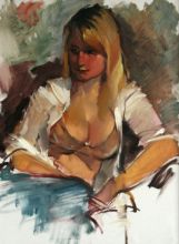 Девушка с достоинством (этюд)