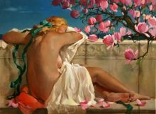 Магнолия цветет