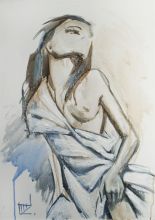 Ню в голубом.