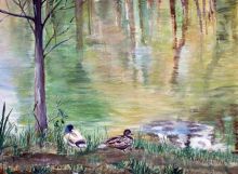 Одно из озер Флориды. Ноябрь.