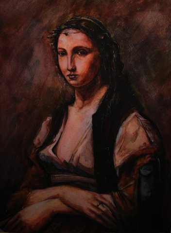 Дама с жемчугом -копия