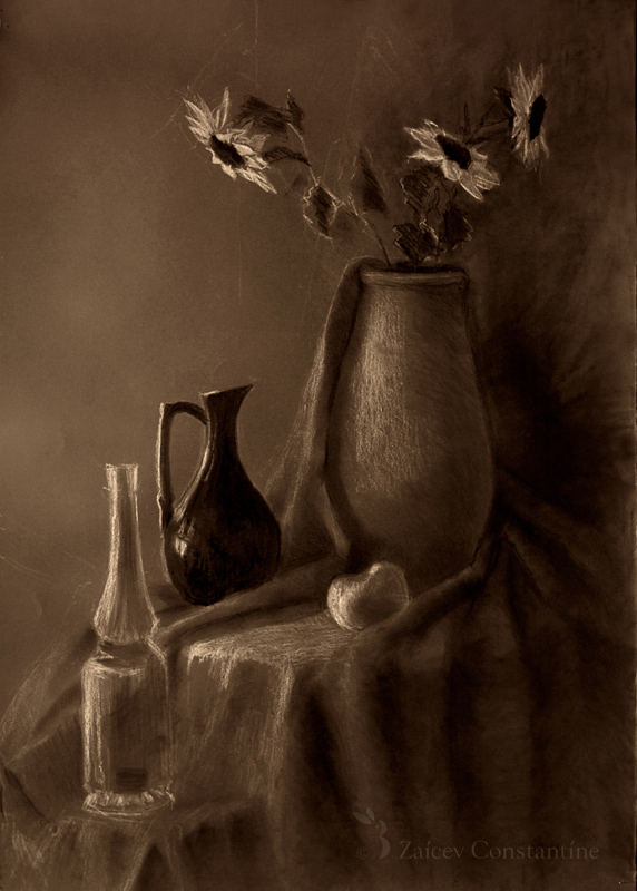 naturmort sous,mel sepiya kopyriyt PORT