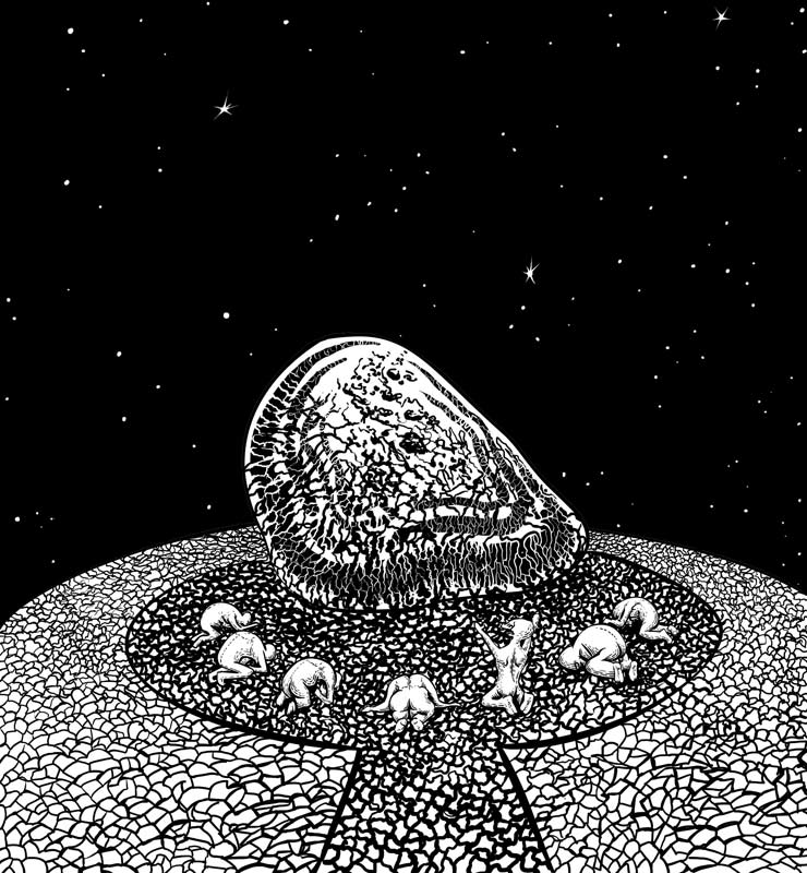 Преклонение перед великим камнем