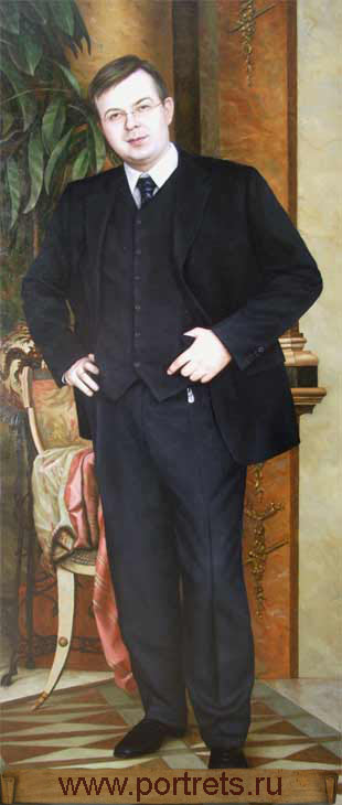 Триптих Семья. Портрет Меркулова  ...