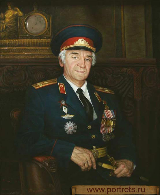 Подполковник Фомиченко В.С.. 100х80см. ...
