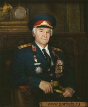 Подполковник Фомиченко В.С.. 100х80см. ...