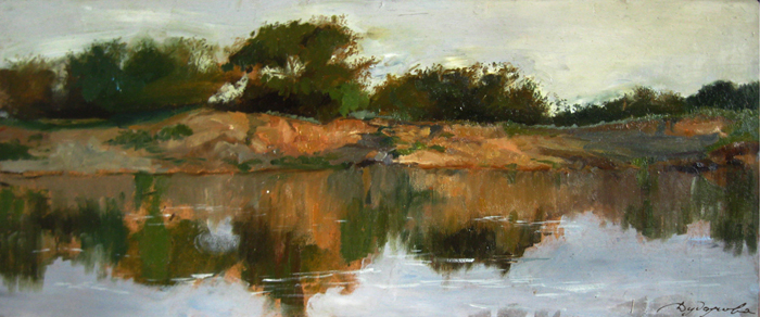 Вечер на реке Ахтуба.