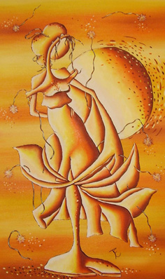 Девушка-цветок