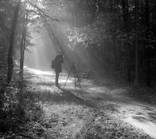 Фотограф за работой.