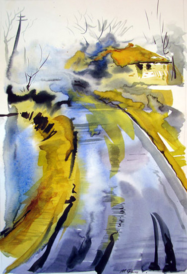 дорога после дождя