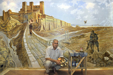 Роспись стены