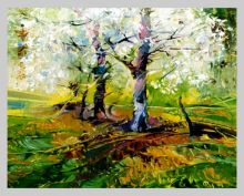 Яблони в цвету