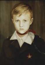 Мальчик в ошейнике.