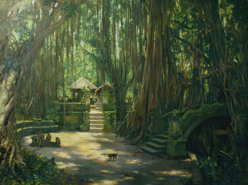 лес обезьян