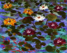 Пруд в саду