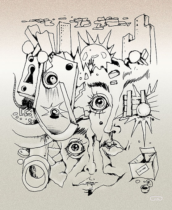 рождение солнца на городской свалке