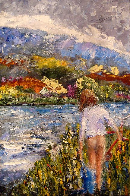 Чистая голубая Катунь.