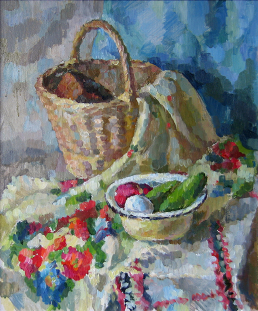 Натюрморт с корзиной