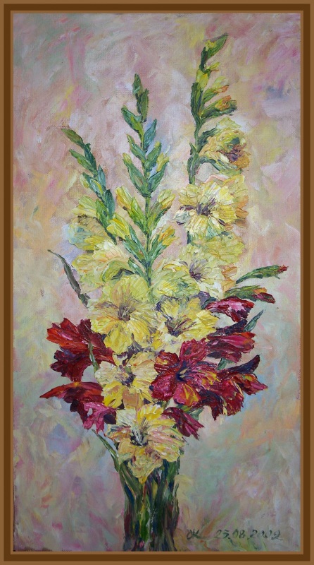 Гладиолусы