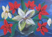 Лилии- абстрактные