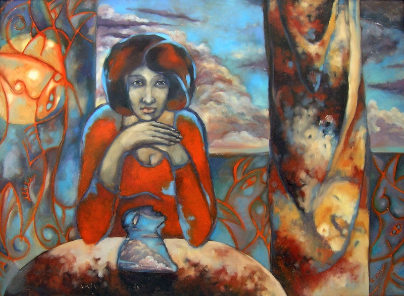 Человек, смотрящий в небо. 