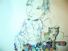 Девочка с кошкой