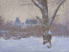 Гранатный переулок.2005.Холст,масло.30х40 см.