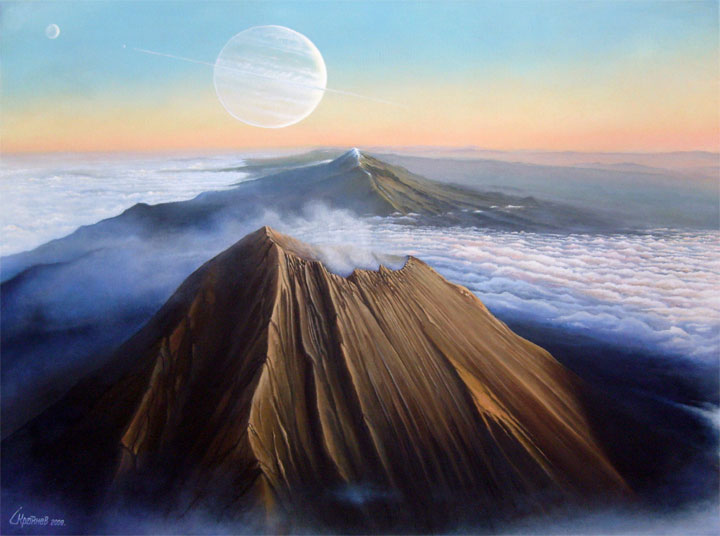 В тени вулкана.