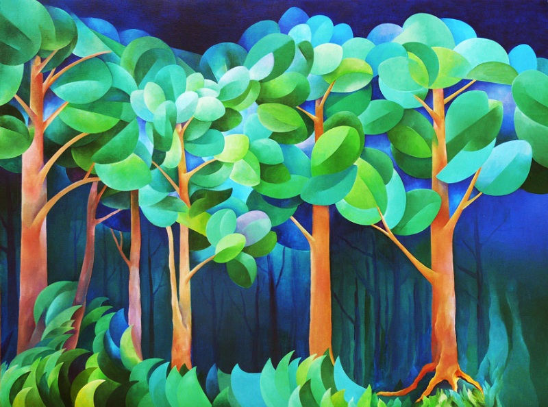 Волшебный лес (Декорации к опере  ...