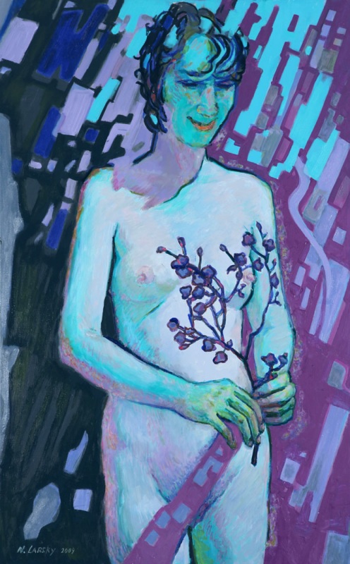 Девушка с цветком