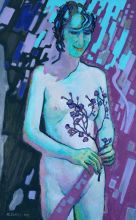 Девушка с цветком