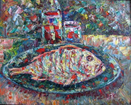 Натюрморт с рыбой