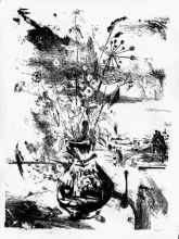 «Цветы», автолитография