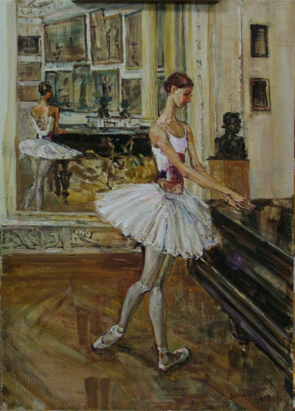 балерина Галицина Юля у Рояля