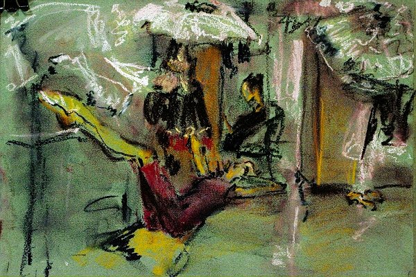 ОТДЫХ.В ГРИМЕРКЕ.ПЕТЕРБУРГСКАЯ КОНСЕРВАТЛРИЯ.