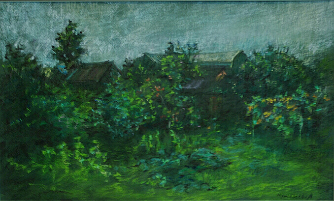 На даче.Казань.