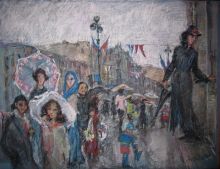 Зонтики на Невском.