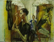 Ольга Алферова в гримерке.Консерватория